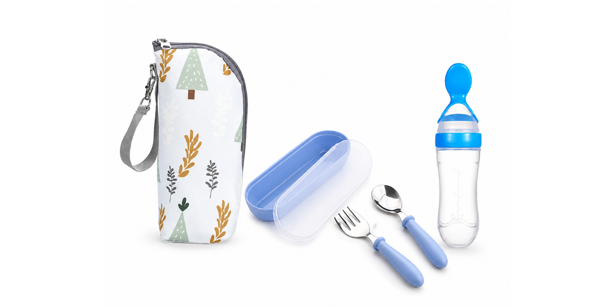 Baby feeding essentials for meals on the go