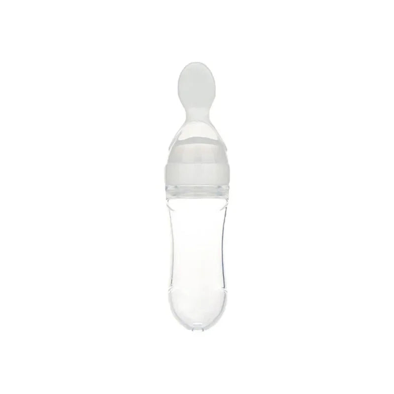 Silicone Squeeze Feeding Spoon