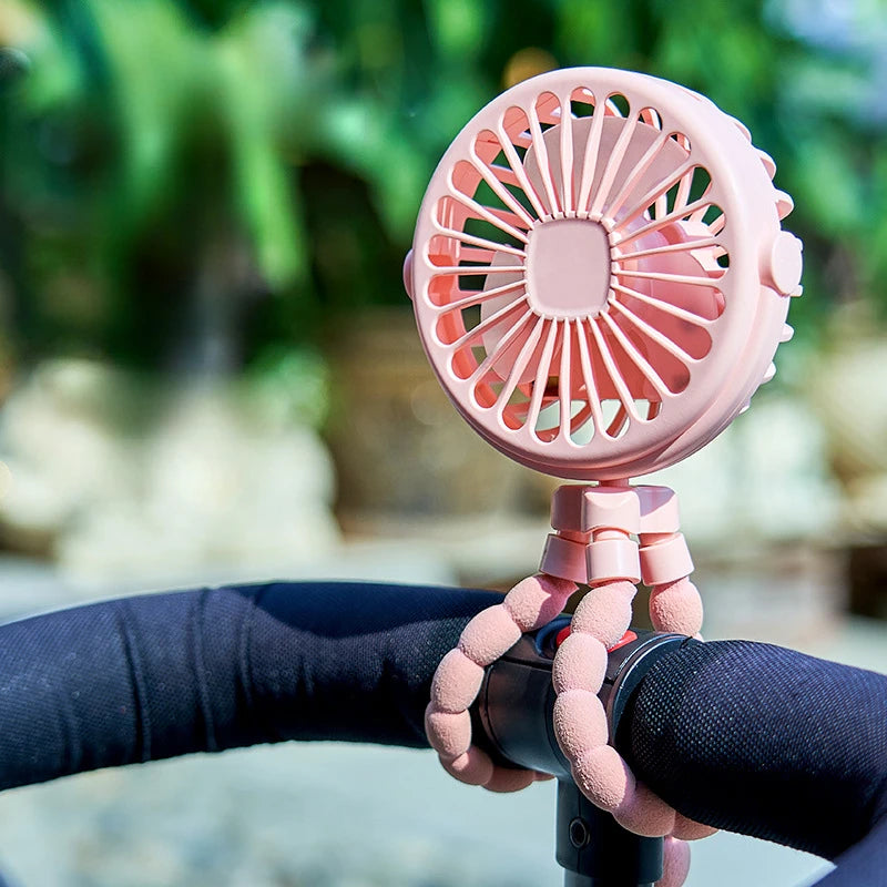 Rechargeable Clip-On Buggy Fan