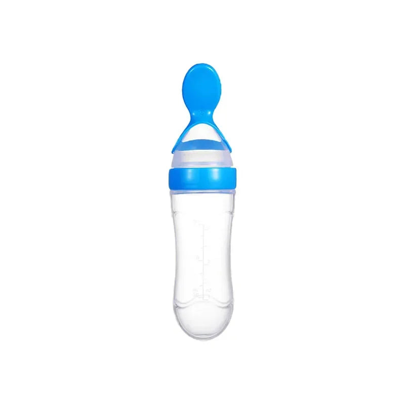 Silicone Squeeze Feeding Spoon