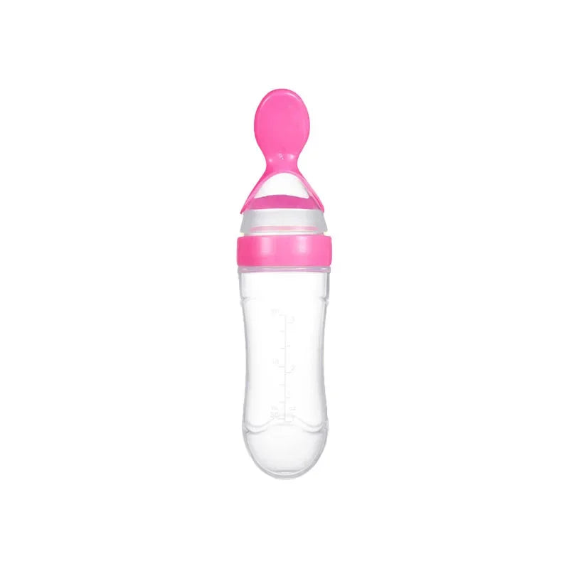 Silicone Squeeze Feeding Spoon