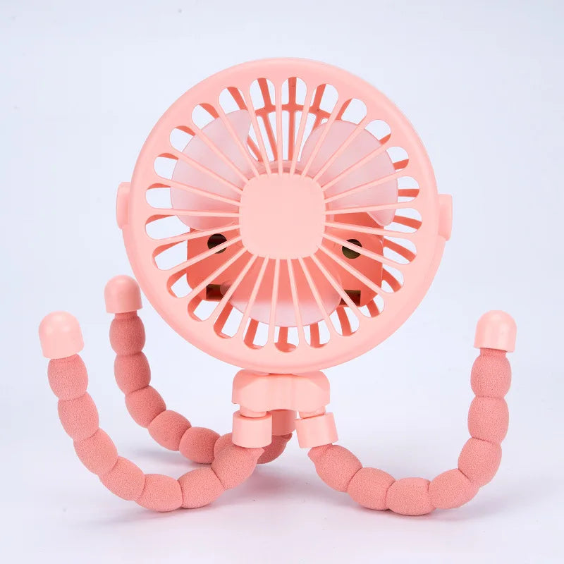 Rechargeable Clip-On Buggy Fan