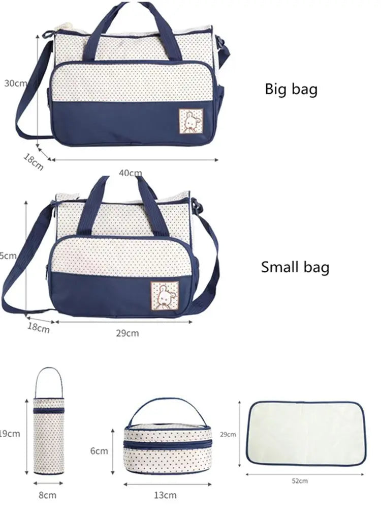 5-Piece Baby Changing Bag Set