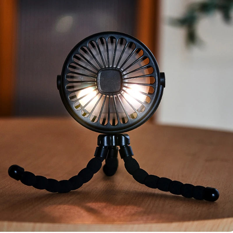 Rechargeable Clip-On Buggy Fan