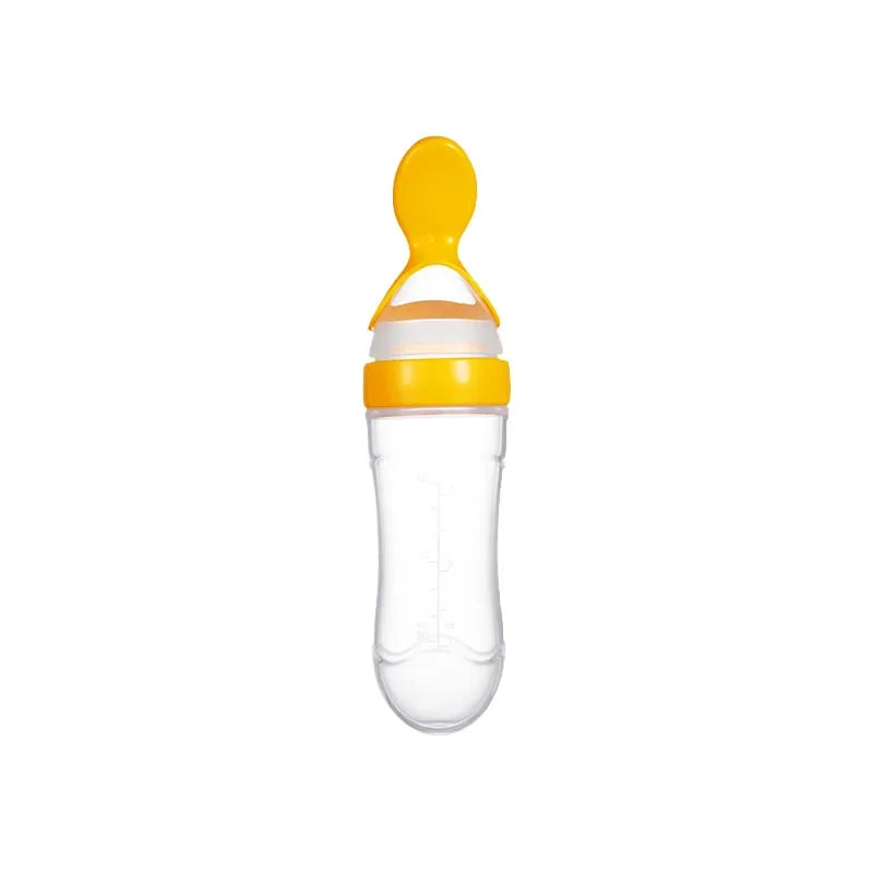 Silicone Squeeze Feeding Spoon