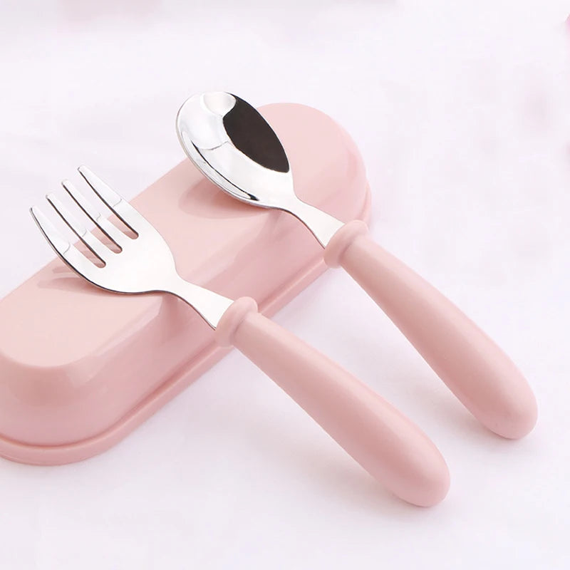 3-Piece Kids Stainless Steel Travel Cutlery Set