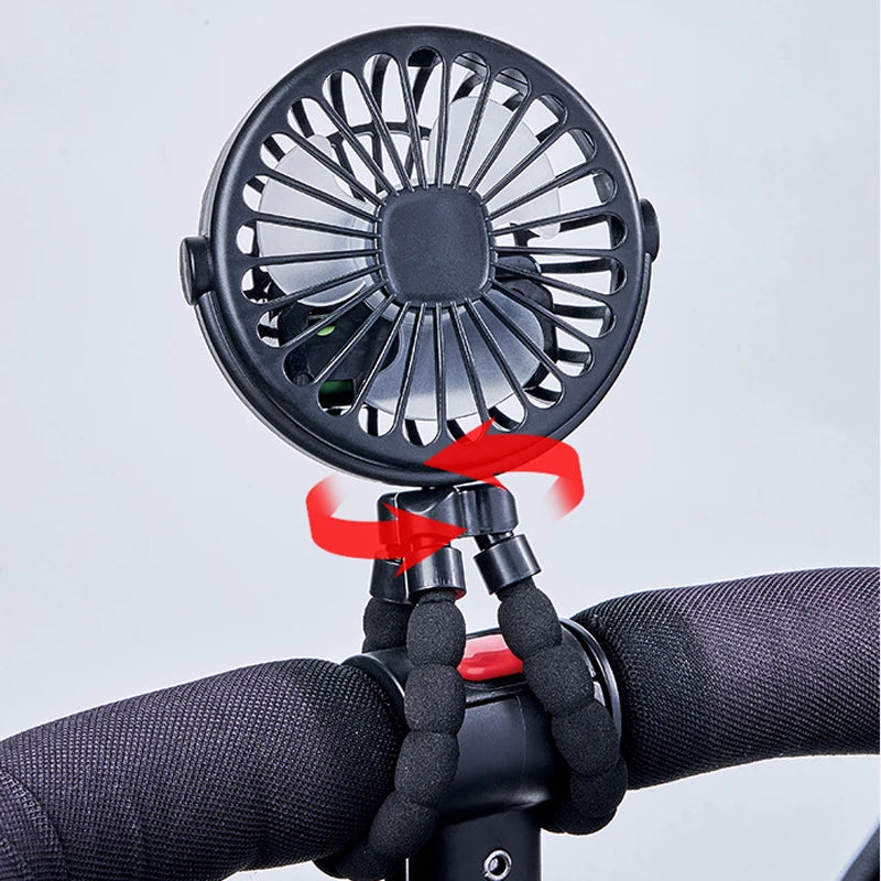 Rechargeable Clip-On Buggy Fan