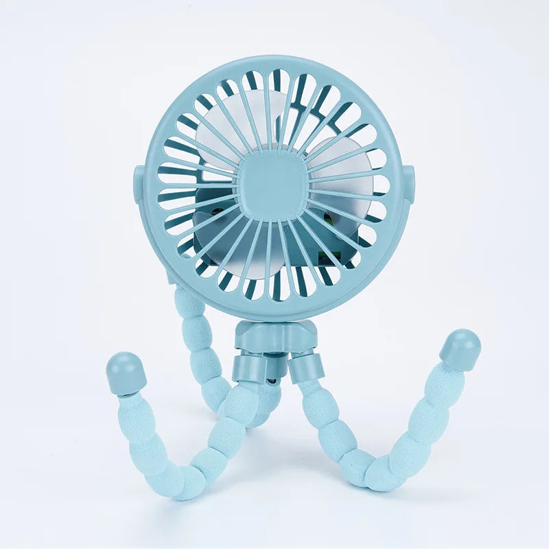 Rechargeable Clip-On Buggy Fan